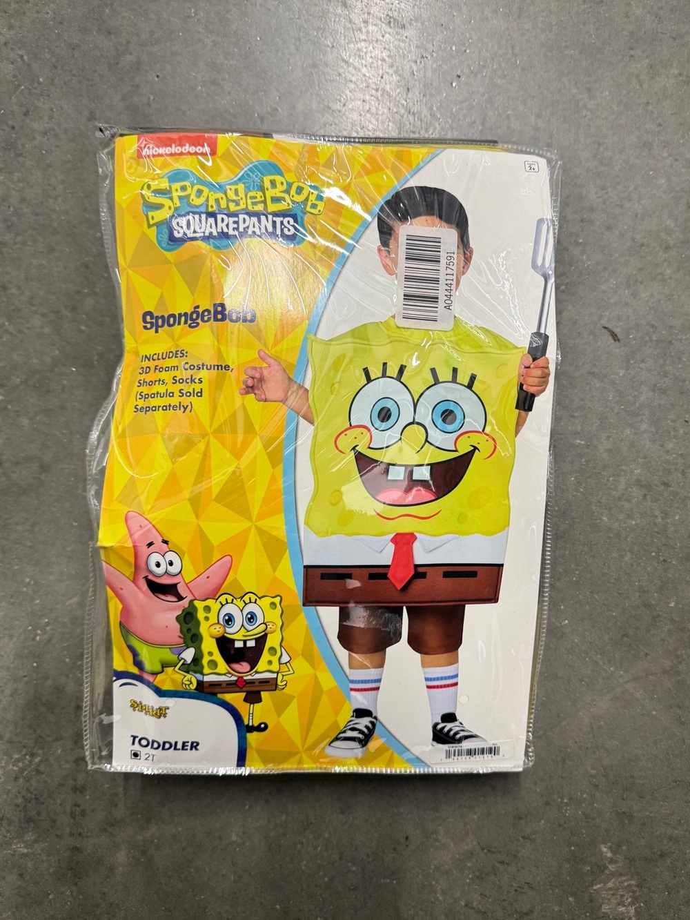 Nickelodeon SpongeBob SquarePants Yellow & Brown Toddler Costume